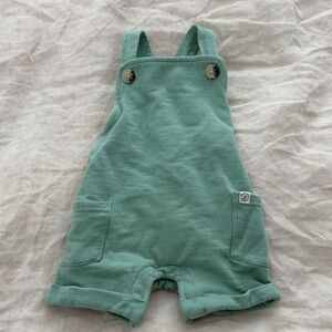 Mint Green Baby Overalls